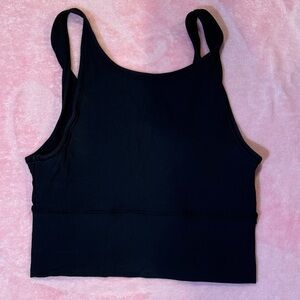 Lululemon Black Ribbed Reversible tank
